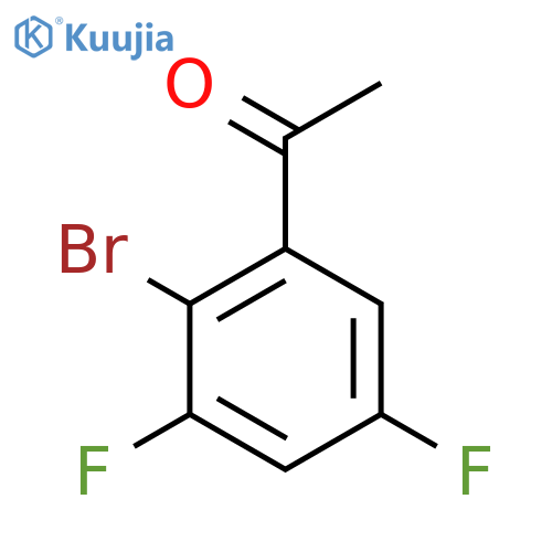 2'-Bromo-3',5'-difluoroacetophenone structure