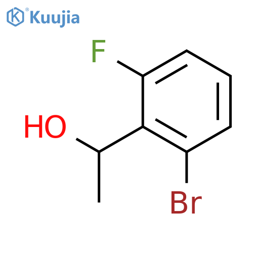 1-(2-bromo-6-fluorophenyl)ethan-1-ol structure