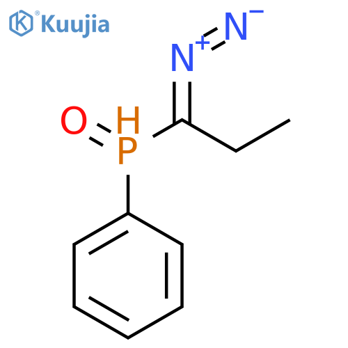 Phosphine oxide, (1-diazopropyl)phenyl- structure