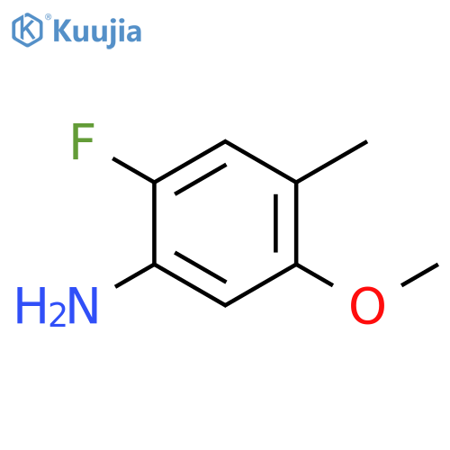 2-Fluoro-5-methoxy-4-methyl-phenylamine structure