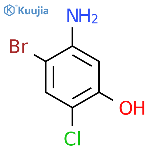 5-Amino-4-bromo-2-chlorophenol structure