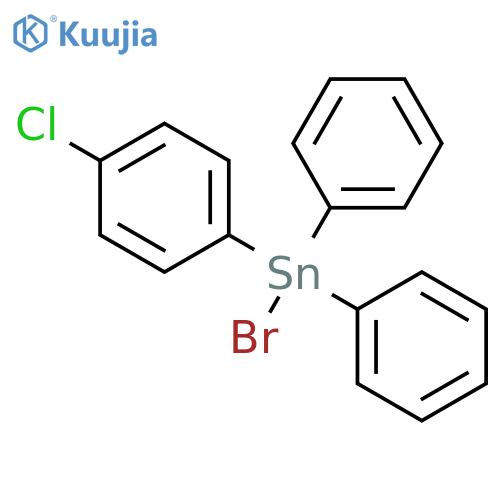 Stannane, bromo(4-chlorophenyl)diphenyl- structure