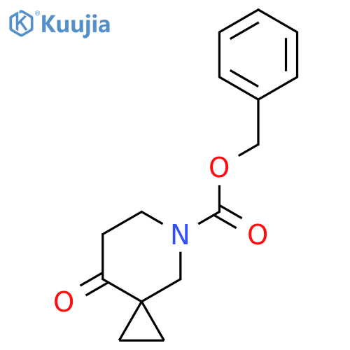 Benzyl 8-oxo-5-azaspiro[2.5]octane-5-carboxylate structure
