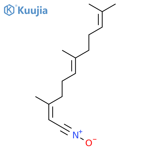 2,6,10-DODECATRIENENITRILE, 3,7,11-TRIMETHYL-, N-OXIDE, (Z,E)- structure