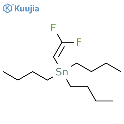 Stannane, tributyl(2,2-difluoroethenyl)- structure