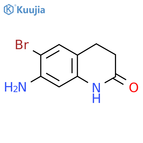 7-Amino-6-bromo-1,2,3,4-tetrahydroquinolin-2-one structure