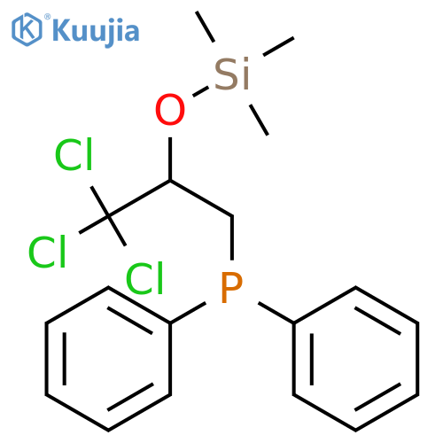 Phosphine, diphenyl[3,3,3-trichloro-2-[(trimethylsilyl)oxy]propyl]- structure