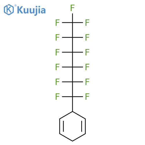 1,4-Cyclohexadiene, 3-(tridecafluorohexyl)- structure