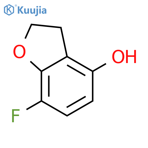 7-Fluoro-2,3-dihydro-benzofuran-4-ol structure