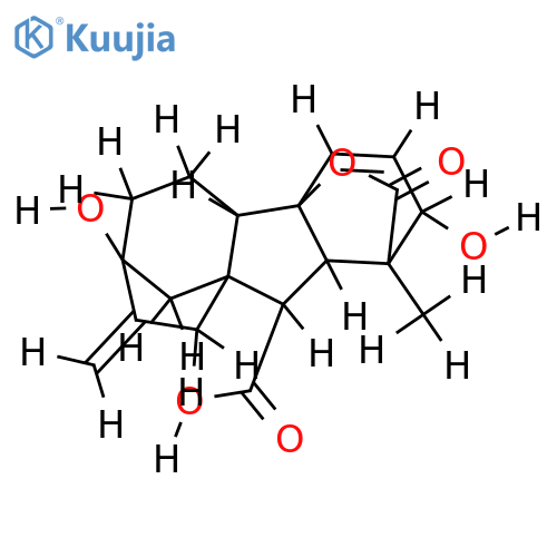 5,12-dihydroxy-11-methyl-6-methylidene-16-oxo-15-oxapentacyclo9.3.2.1^{5,8}.0^{1,10}.0^{2,8}heptadec-13-ene-9-carboxylic acid structure