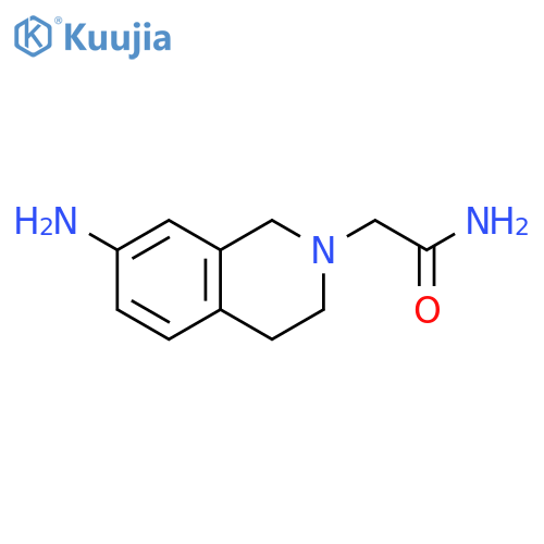 2-(7-amino-1,2,3,4-tetrahydroisoquinolin-2-yl)acetamide structure