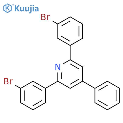 Pyridine, 2,6-bis(3-bromophenyl)-4-phenyl- structure