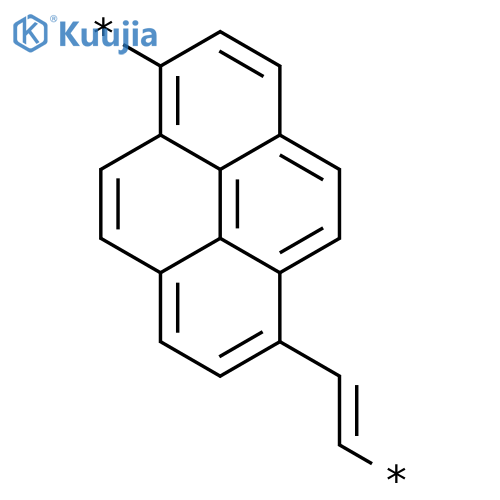 Poly(1,6-pyrenediyl-1,2-ethenediyl) structure