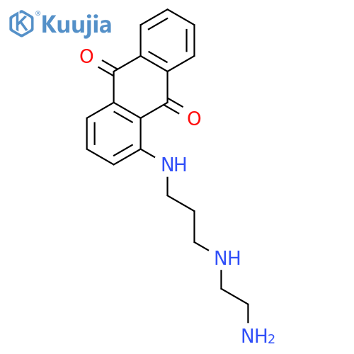 9,10-Anthracenedione, 1-[[3-[(2-aminoethyl)amino]propyl]amino]- structure