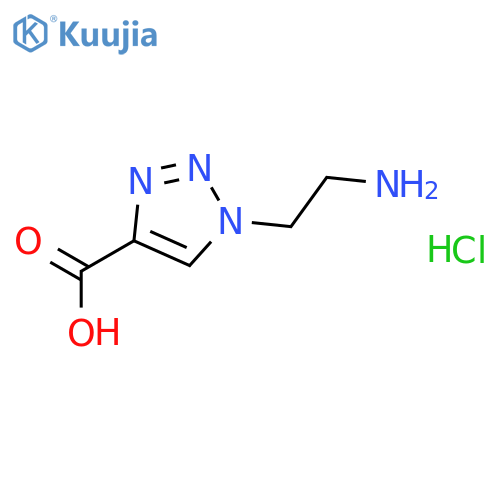 1-(2-Aminoethyl)-1H-1,2,3-triazole-4-carboxylic Acid Hydrochloride structure