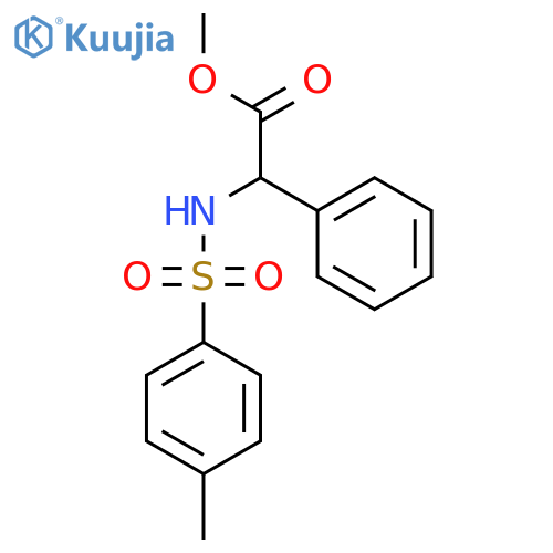 Methyl 2-{(4-Methylphenyl)sulfonylamino}-2-phenylacetate structure
