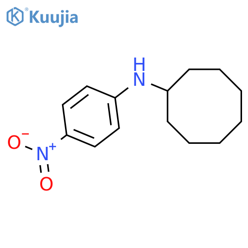 Cyclooctanamine, N-(4-nitrophenyl)- structure