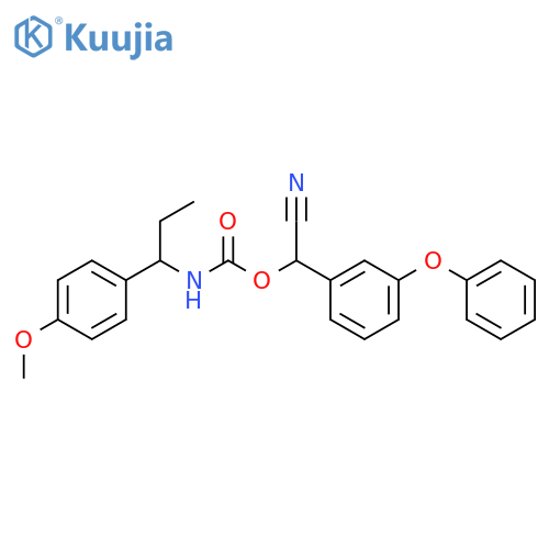 Carbamic acid,[1-(4-methoxyphenyl)propyl]-, cyano(3-phenoxyphenyl)methyl ester (9CI) structure