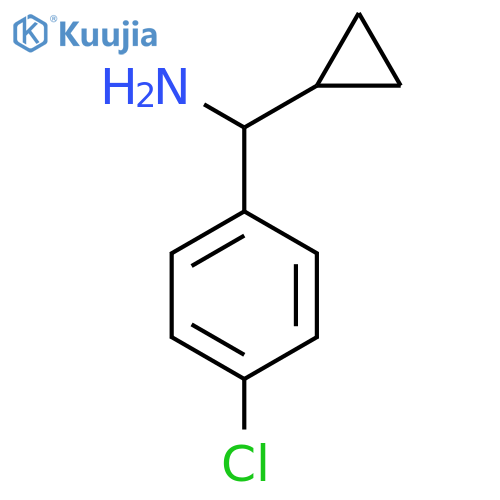 (4-chlorophenyl)-cyclopropyl-methanamine structure