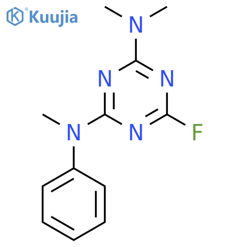 1,3,5-Triazine-2,4-diamine, 6-fluoro-N,N,N'-trimethyl-N'-phenyl- structure