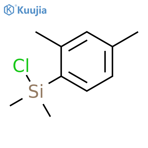 Silane, chloro(2,4-dimethylphenyl)dimethyl- structure