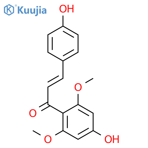 2-Propen-1-one,1-(4-hydroxy-2,6-dimethoxyphenyl)-3-(4-hydroxyphenyl)-, (E)- structure