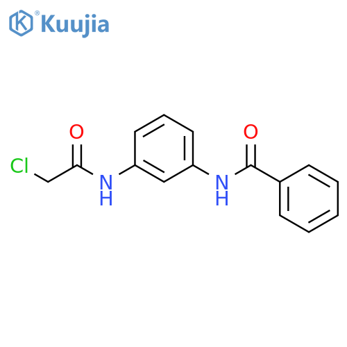 N-{3-(Chloroacetyl)aminophenyl}benzamide structure