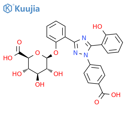 Deferasirox 2-glucuronide structure