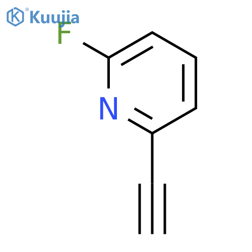 2-ethynyl-6-fluoro-pyridine structure