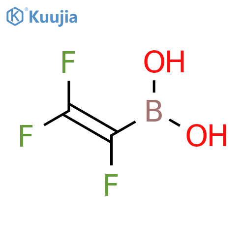 (trifluoroethenyl)boronic acid structure