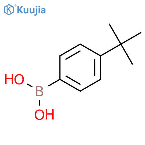 4-Tert-Butylphenylboronic acid structure
