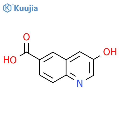 3-Hydroxyquinoline-6-carboxylic acid structure