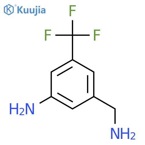 3-(Aminomethyl)-5-(trifluoromethyl)aniline structure