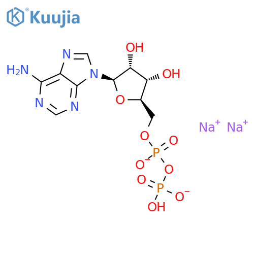 Adenosine5'-(trihydrogen diphosphate), sodium salt, hydrate (9CI) structure