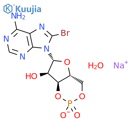 8-Bromoadenosine 3',5'-Cyclic Monophosphate Sodium Salt Monohydrate structure