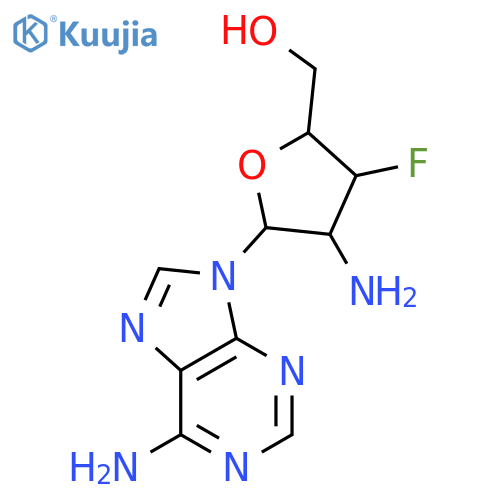 Adenosine, 2'-amino-2',3'-dideoxy-3'-fluoro- structure