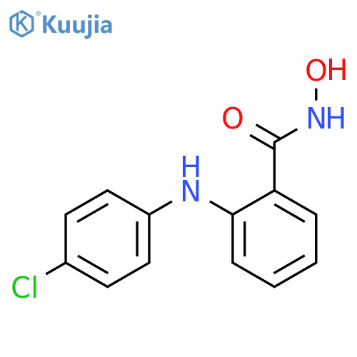 Benzamide, 2-[(4-chlorophenyl)amino]-N-hydroxy- structure