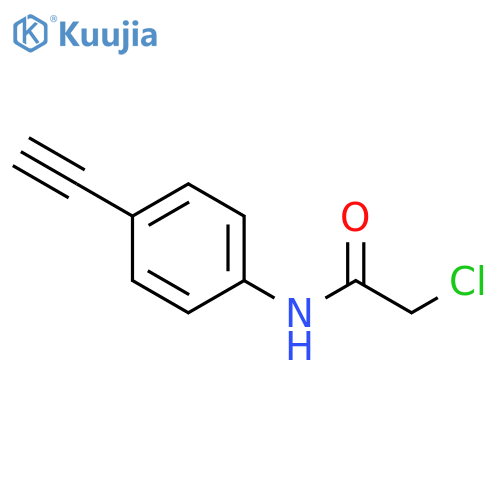 Acetamide, 2-chloro-N-(4-ethynylphenyl)- structure