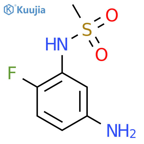 N-(5-Amino-2-fluorophenyl)methanesulfonamide structure