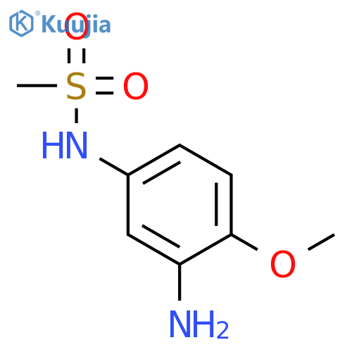 Methanesulfonamide, N-(3-amino-4-methoxyphenyl)- structure
