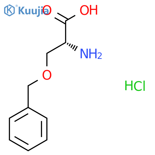 O-\u200b(Phenylmethyl)\u200b-\u200bD-\u200bSerine Hydrochloride structure