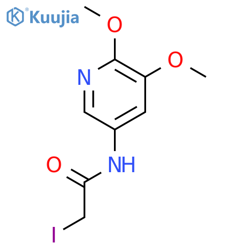 Acetamide, N-(5,6-dimethoxy-3-pyridinyl)-2-iodo- structure