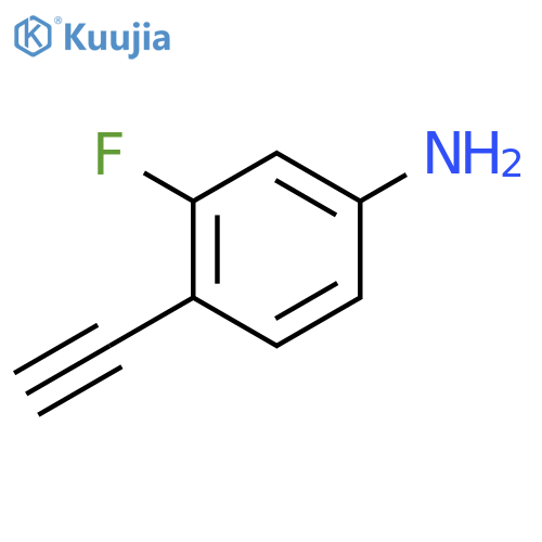 4-ethynyl-3-fluoro-aniline structure
