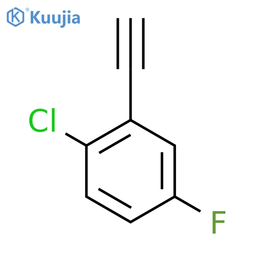 1-chloro-2-ethynyl-4-fluorobenzene structure