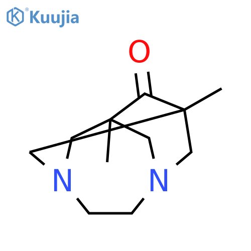 1,8-Dimethyl-3,6-diazatricyclo4.3.1.1~3,8~undecan-9-one structure