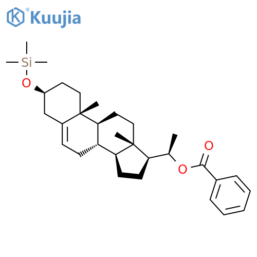 Pregn-5-en-20-ol, 3-[(trimethylsilyl)oxy]-, benzoate, (3b,20R)- structure
