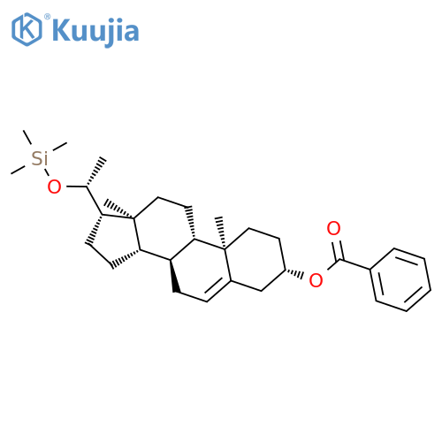 Pregn-5-en-3-ol, 20-[(trimethylsilyl)oxy]-, benzoate, (3b,20R)- structure