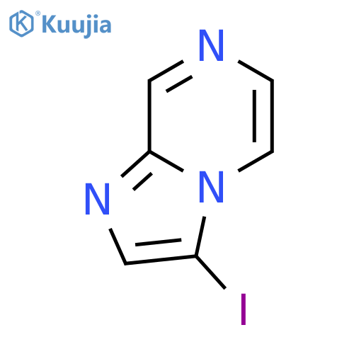 3-Iodoimidazo[1,2-a]pyrazine structure