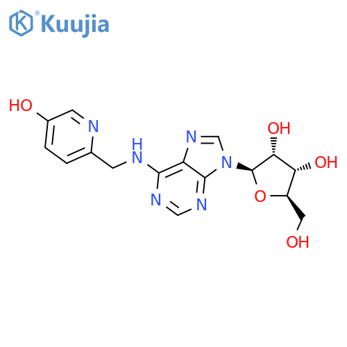 Adenosine,N-[(5-hydroxy-2-pyridinyl)methyl]- (9CI) structure