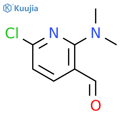 6-Chloro-2-(dimethylamino)nicotinaldehyde structure